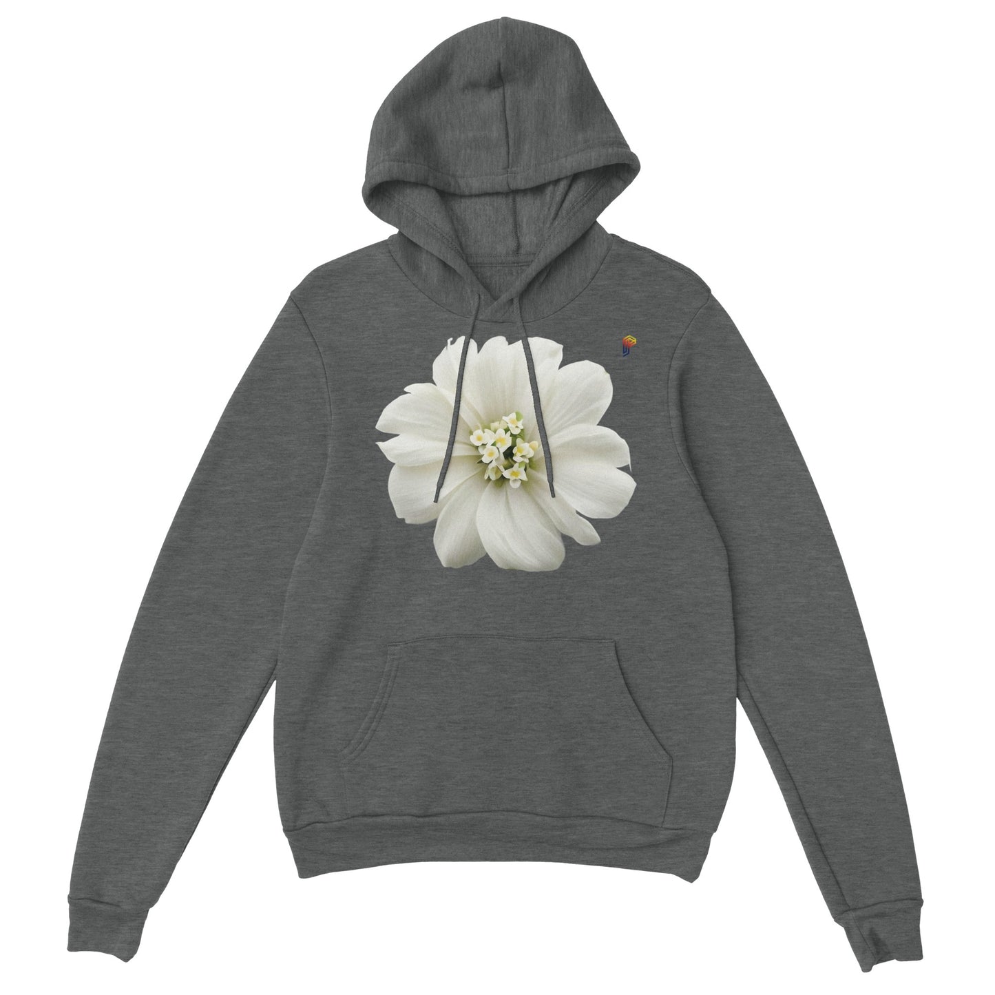 Philippine Sampaguita on Men's Pullover Hoodie
