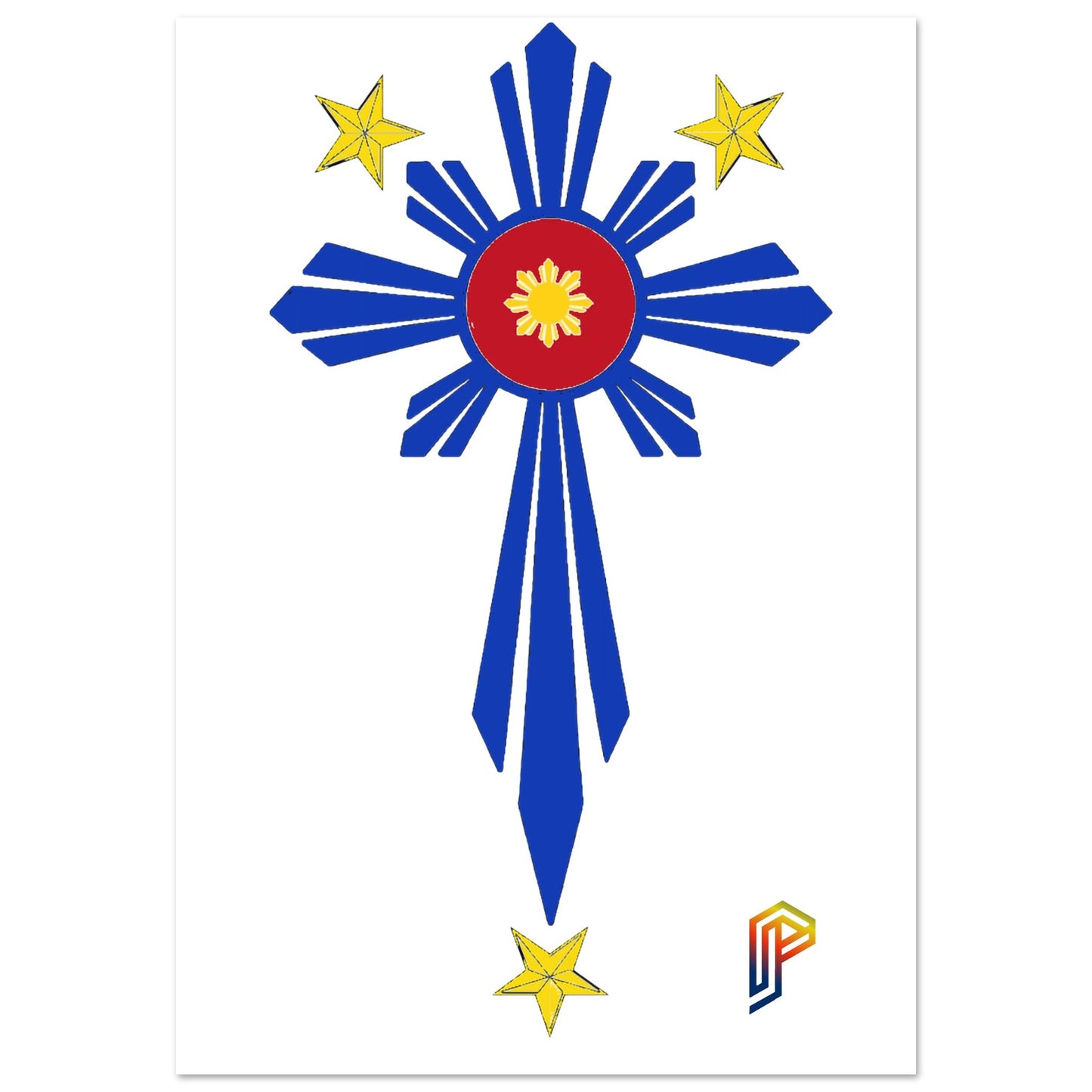 Philippine Cross on Aluminum Print