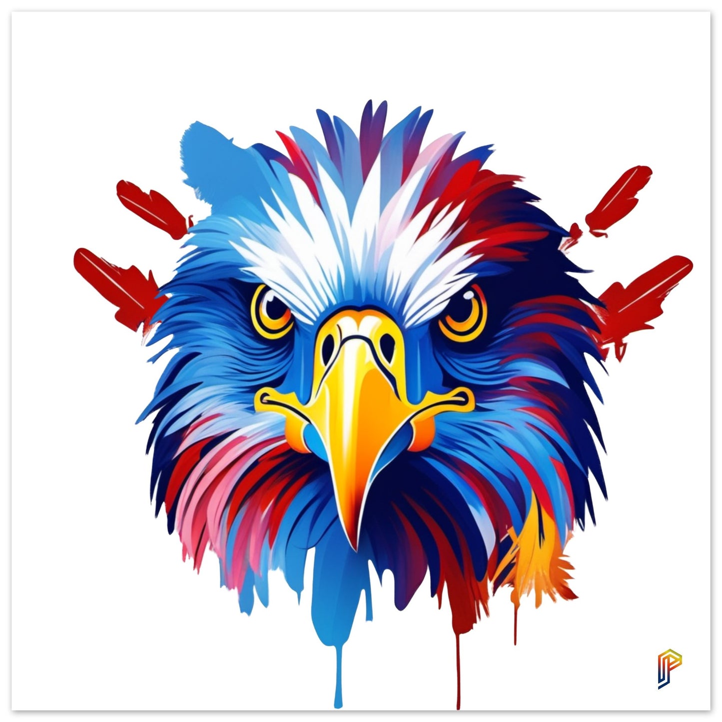 Philippine Agila Colorful on Aluminum Print