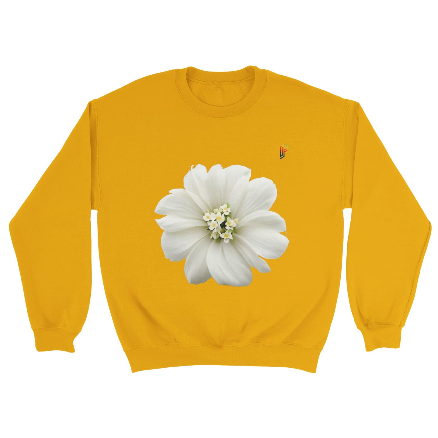 Philippine Sampaguita on Men's Crewneck Sweatshirt