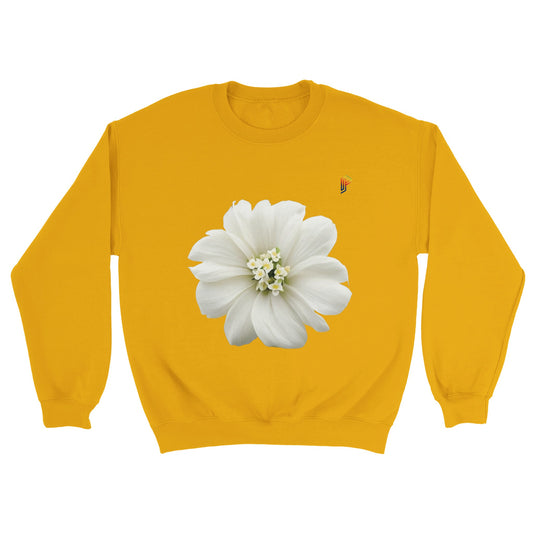 Philippine Sampaguita on Men's Crewneck Sweatshirt