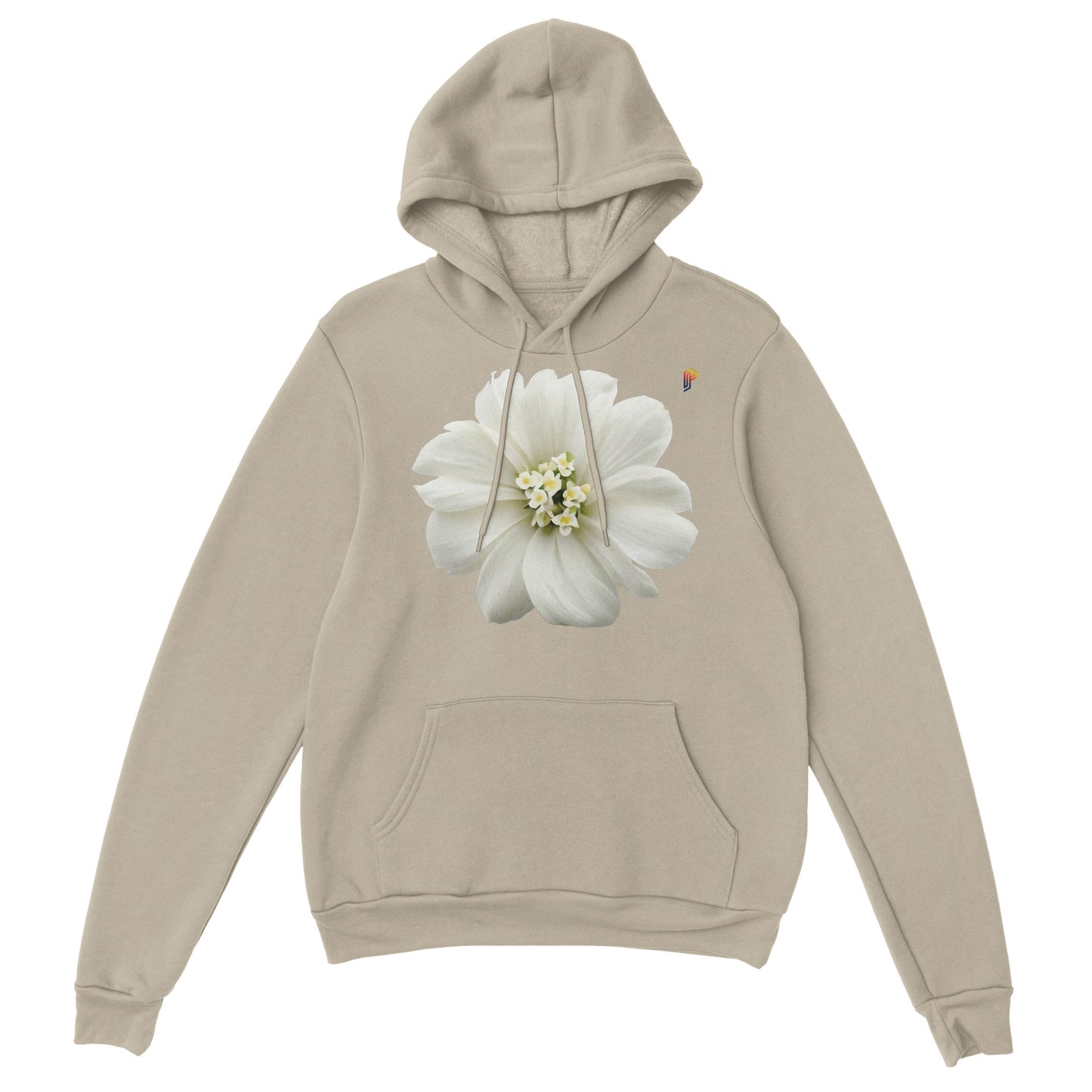 Philippine Sampaguita on Men's Pullover Hoodie