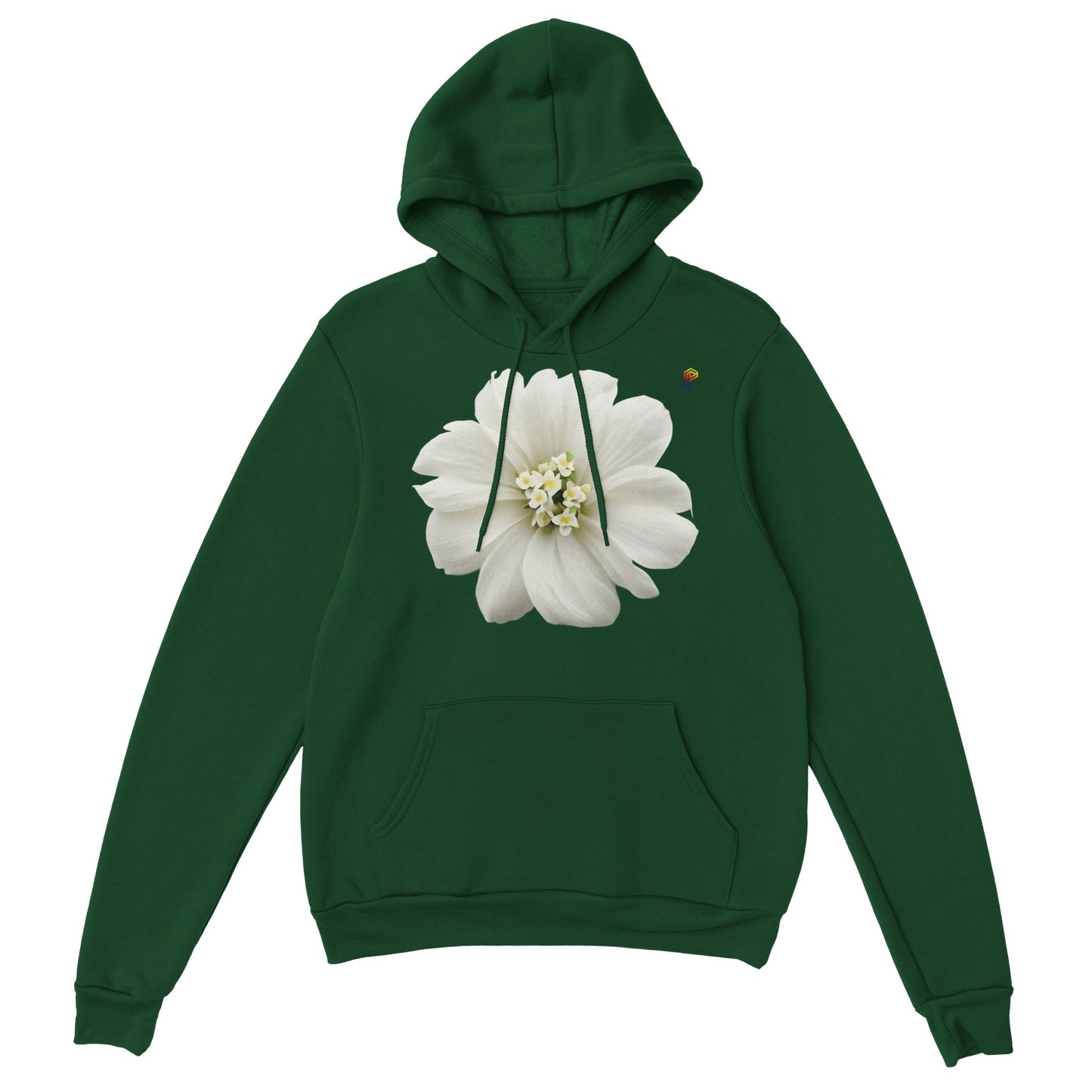 Philippine Sampaguita on Men's Pullover Hoodie