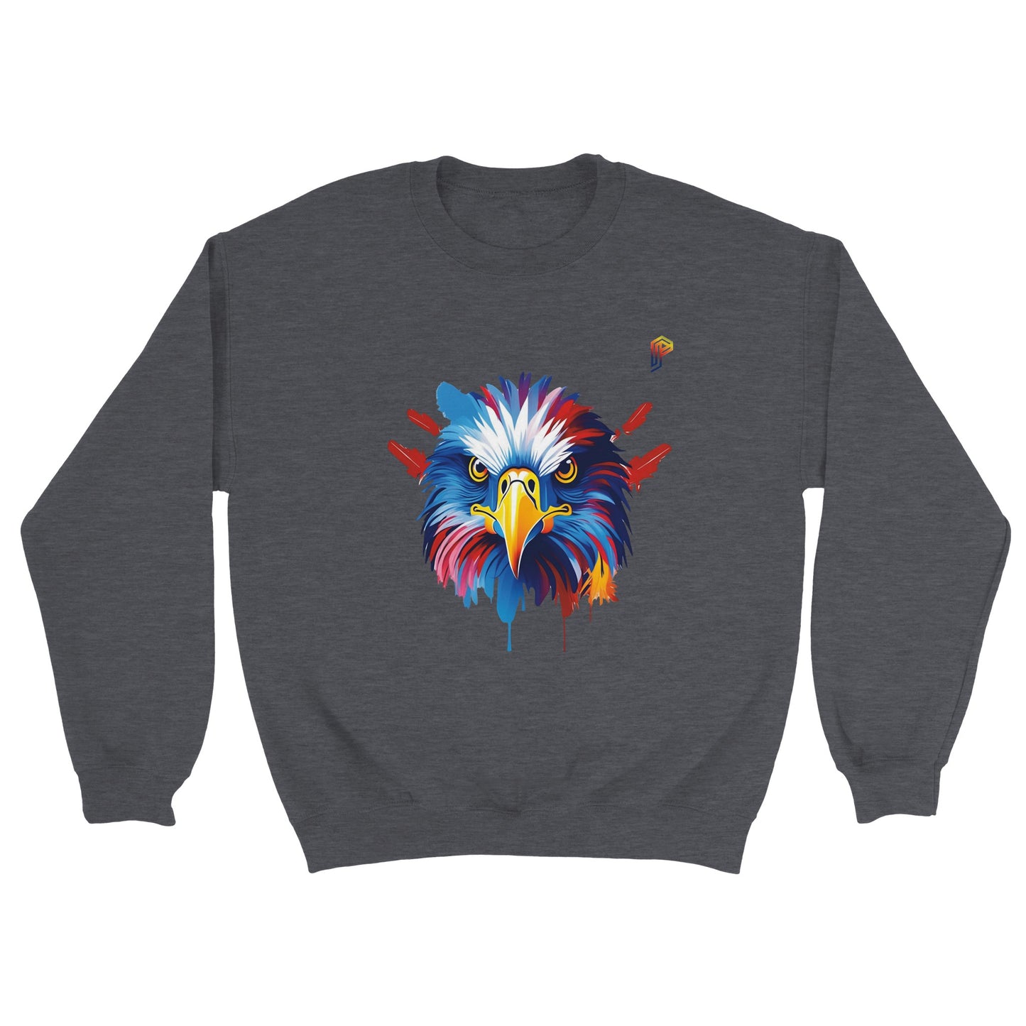 Philippine Agila Colorful on Men's Crewneck Sweatshirt
