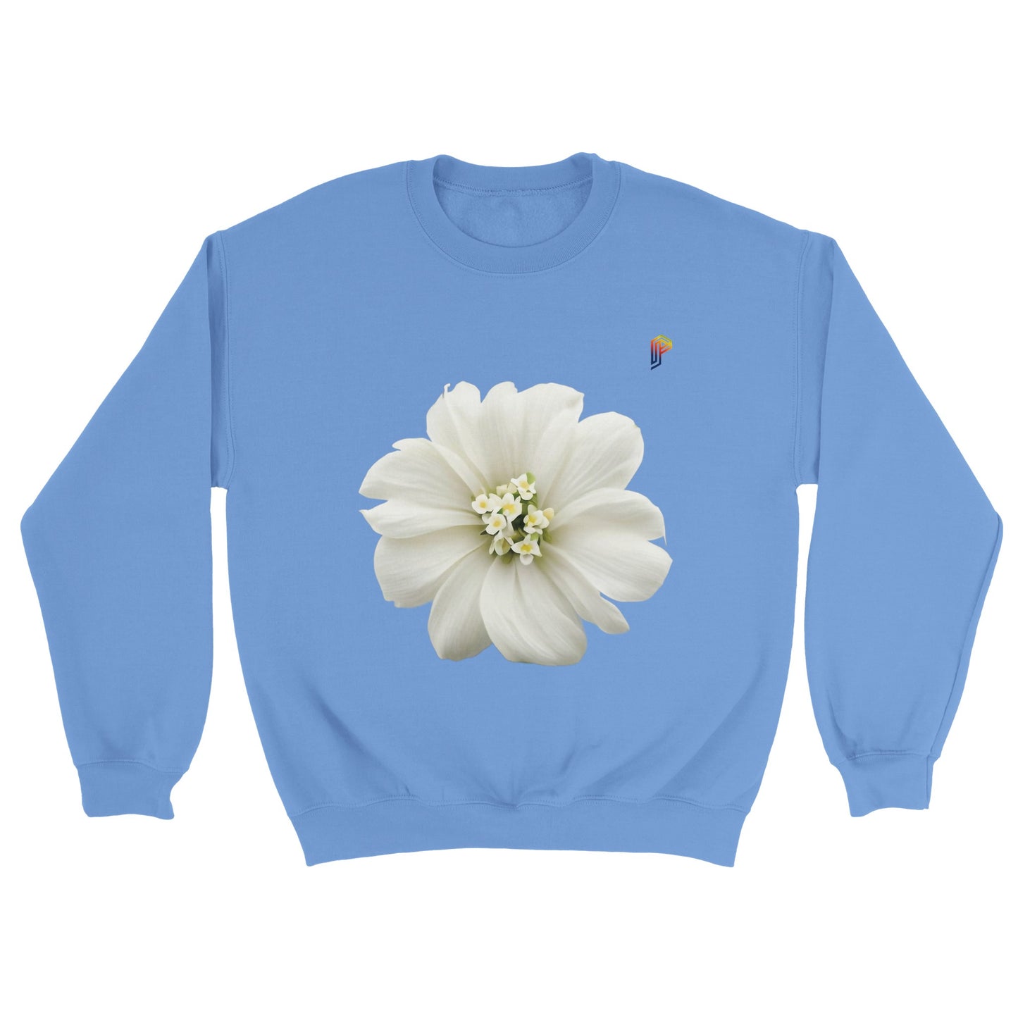 Philippine Sampaguita on Men's Crewneck Sweatshirt
