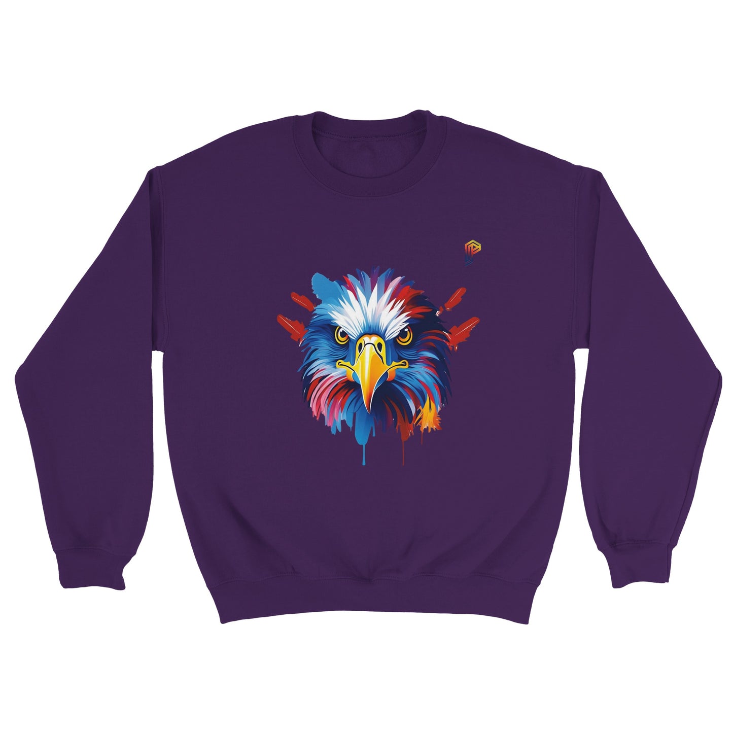 Philippine Agila Colorful on Men's Crewneck Sweatshirt