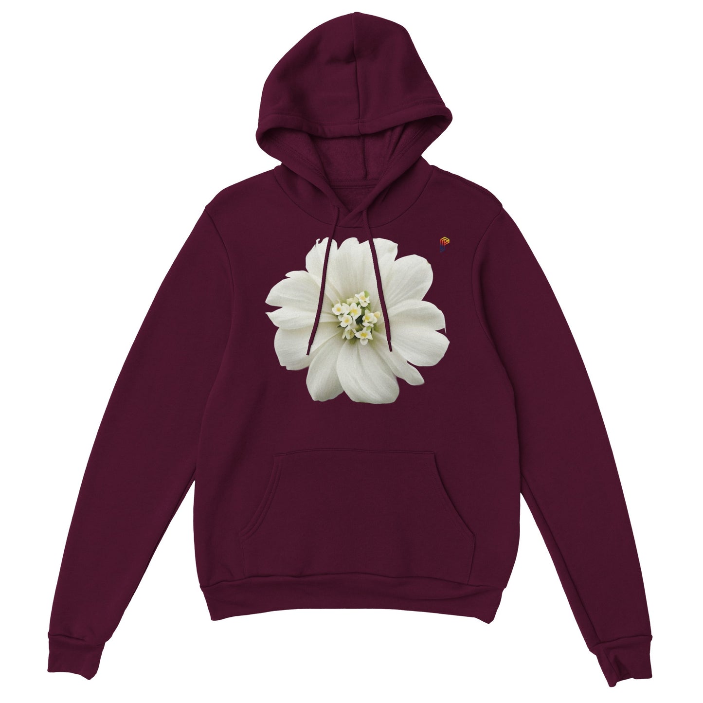 Philippine Sampaguita on Men's Pullover Hoodie