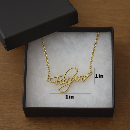 Filipino 18k Gold  Stainless Steel Pendant Necklace