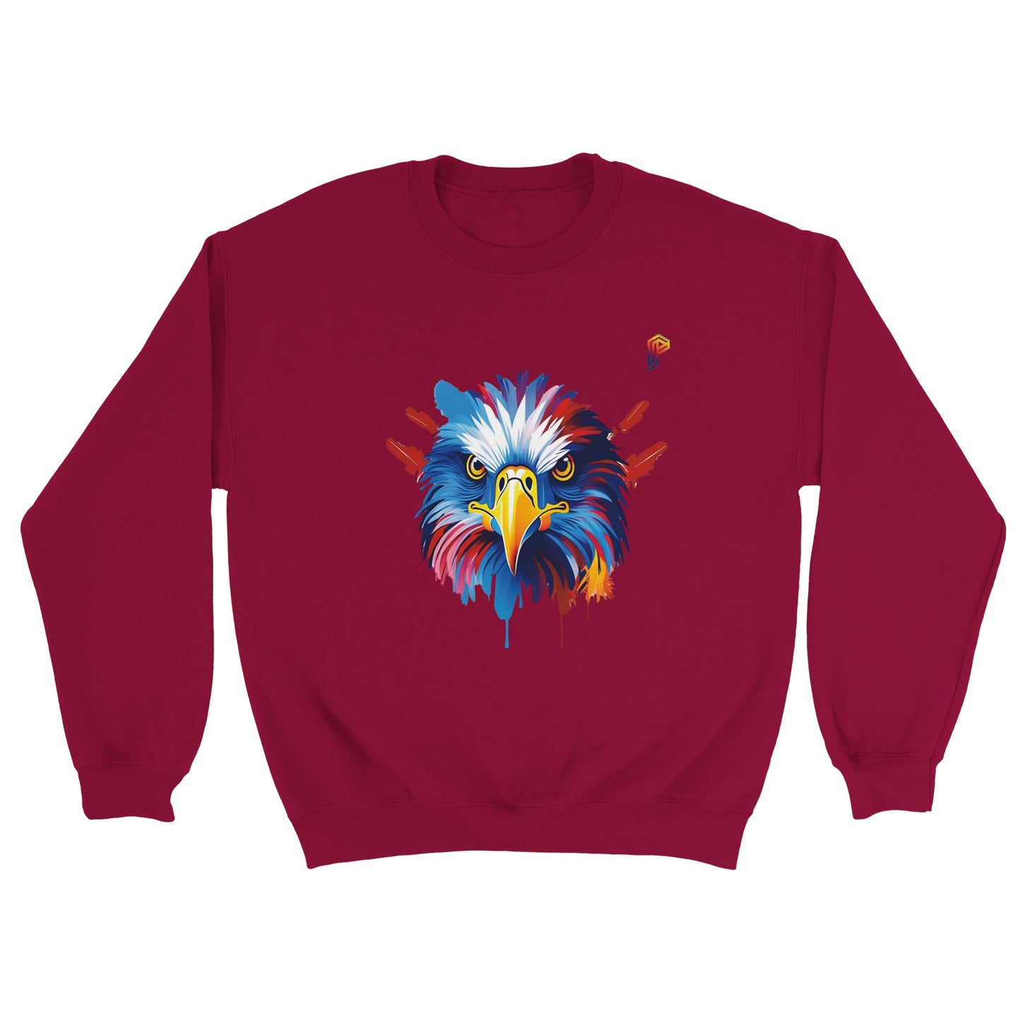 Philippine Agila Colorful on Men's Crewneck Sweatshirt