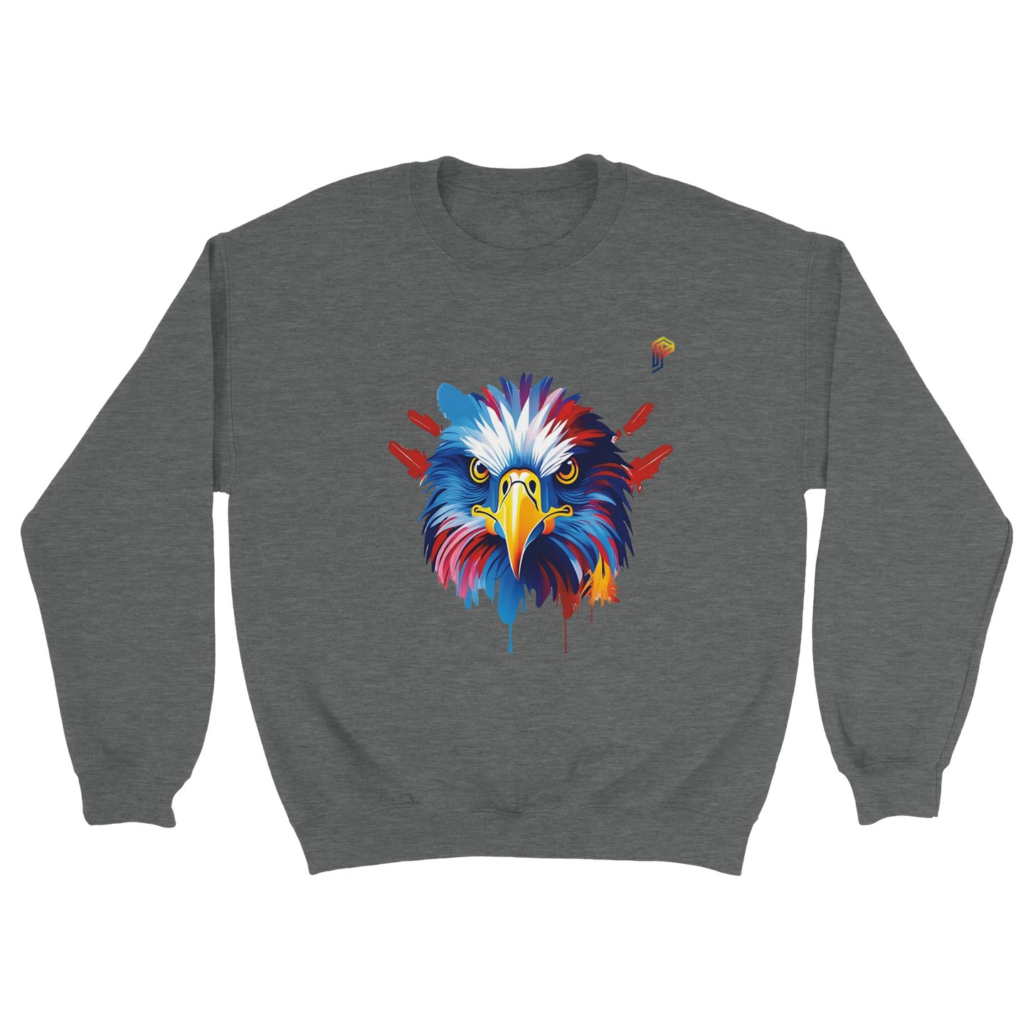 Philippine Agila Colorful on Men's Crewneck Sweatshirt