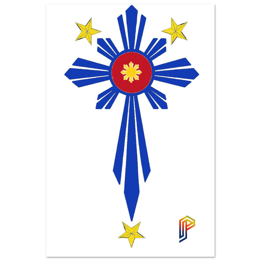 Philippine Cross on Aluminum Print