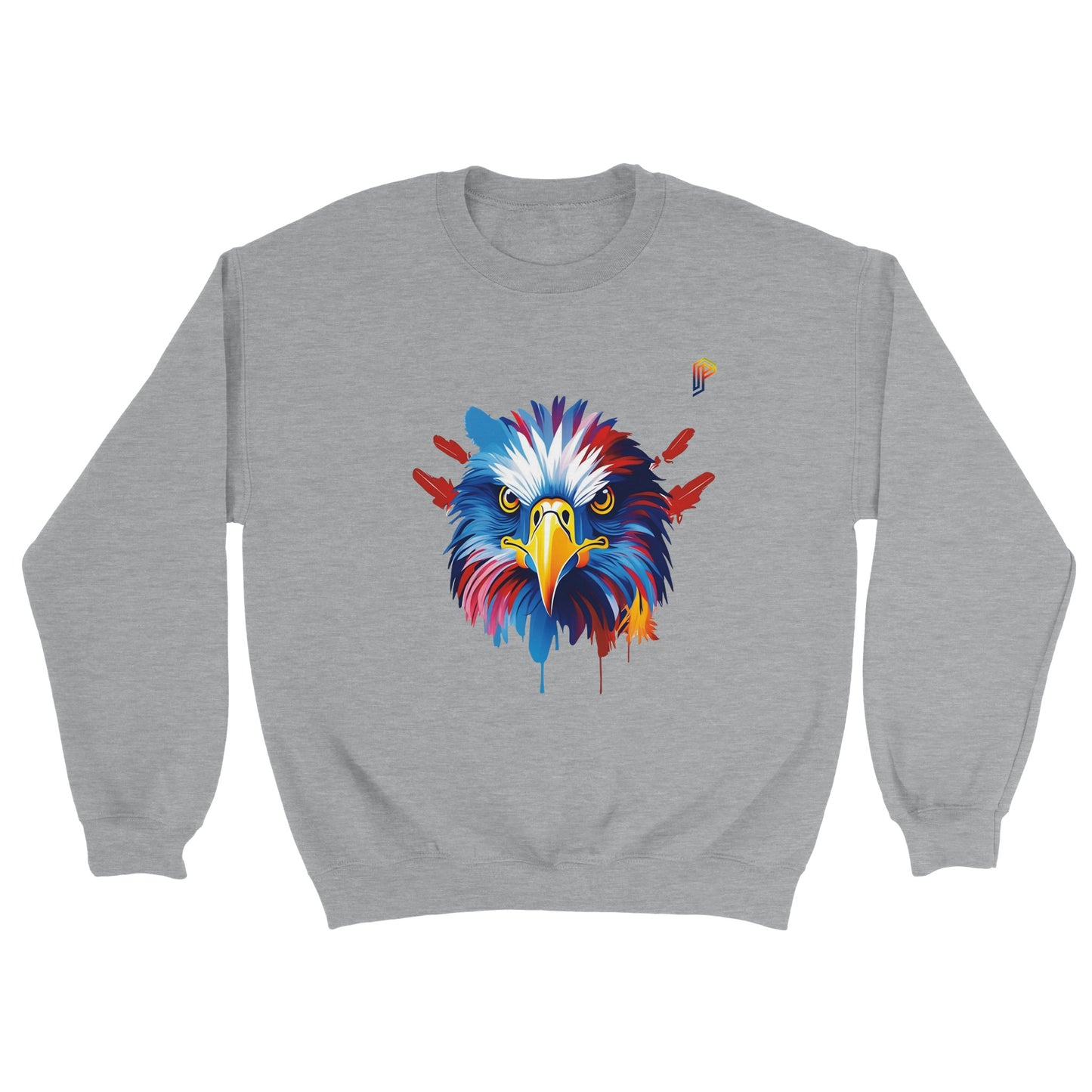 Philippine Agila Colorful on Men's Crewneck Sweatshirt