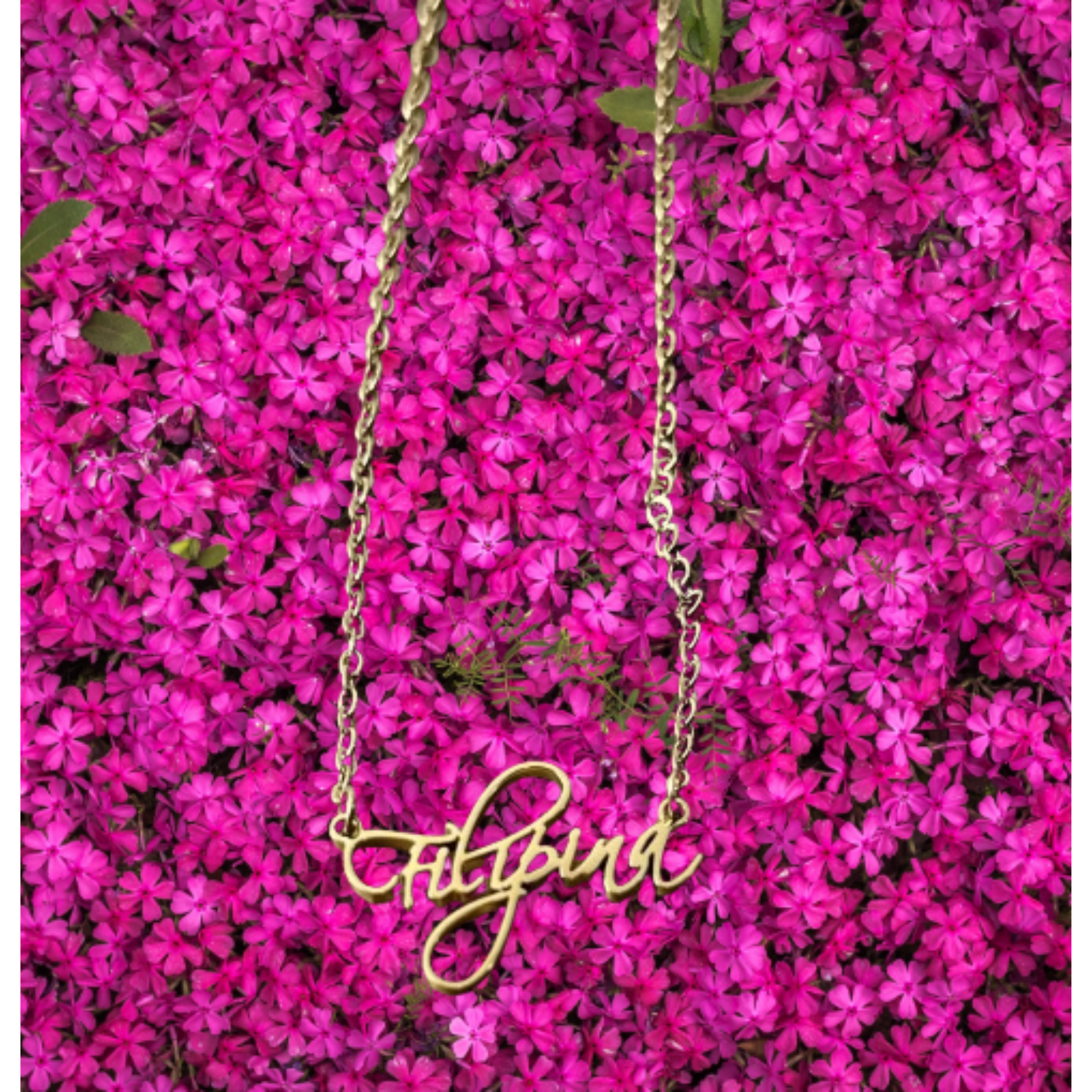 Filipina 18k Gold  Stainless Steel Pendant Necklace
