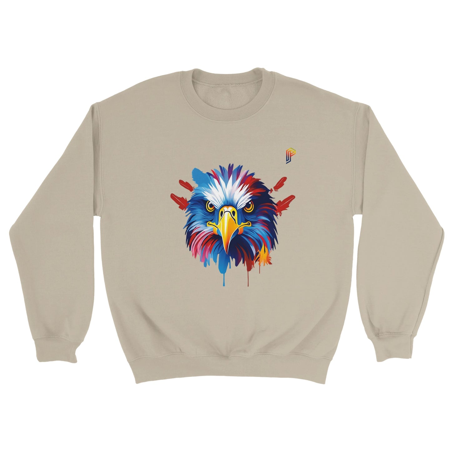 Philippine Agila Colorful on Men's Crewneck Sweatshirt