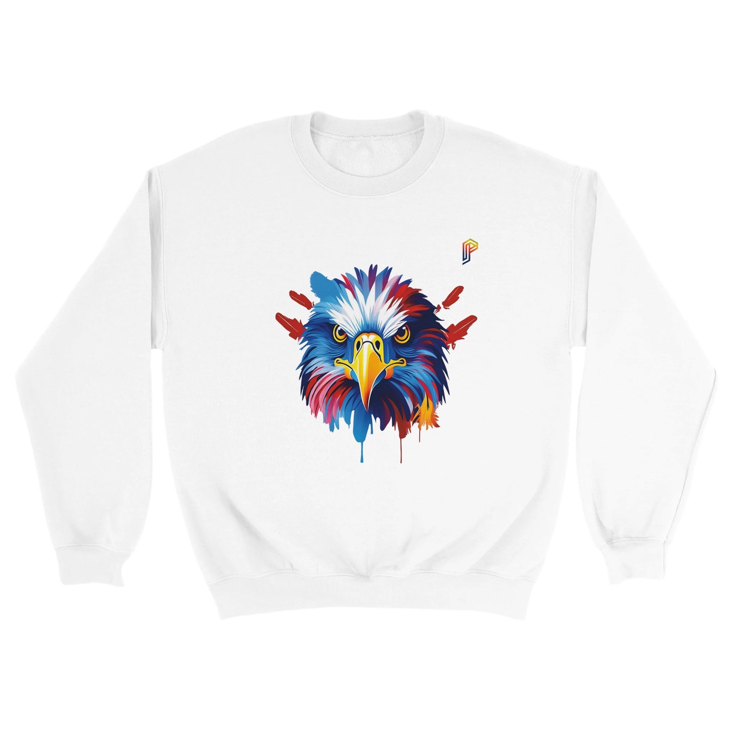 Philippine Agila Colorful on Men's Crewneck Sweatshirt