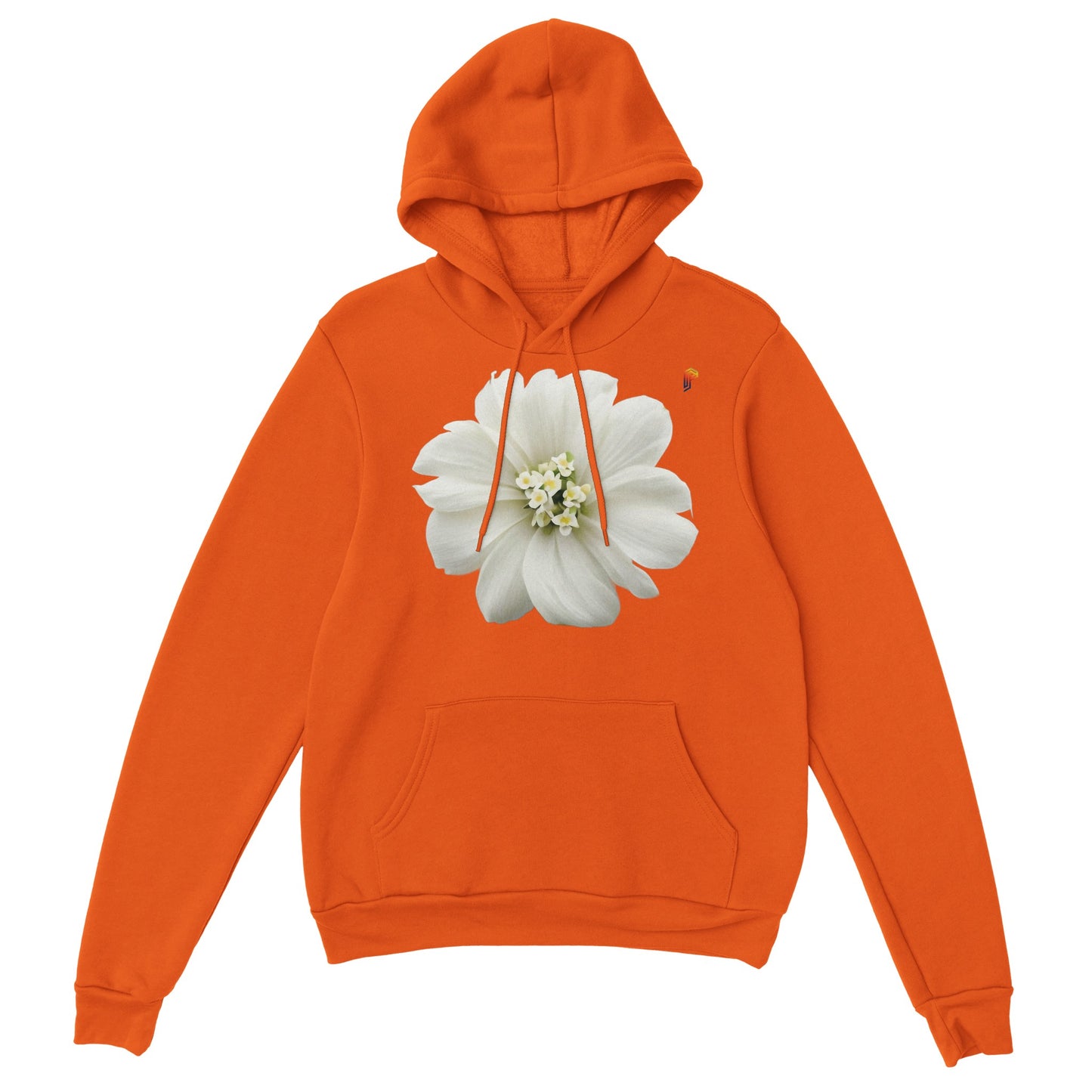 Philippine Sampaguita on Men's Pullover Hoodie