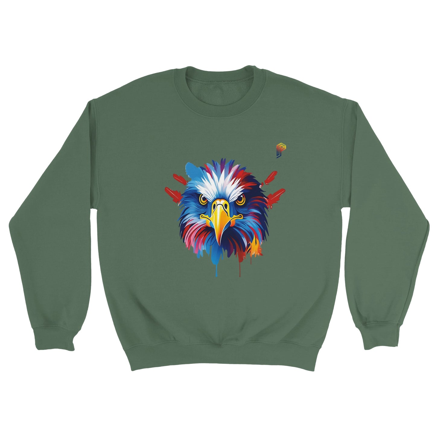 Philippine Agila Colorful on Men's Crewneck Sweatshirt