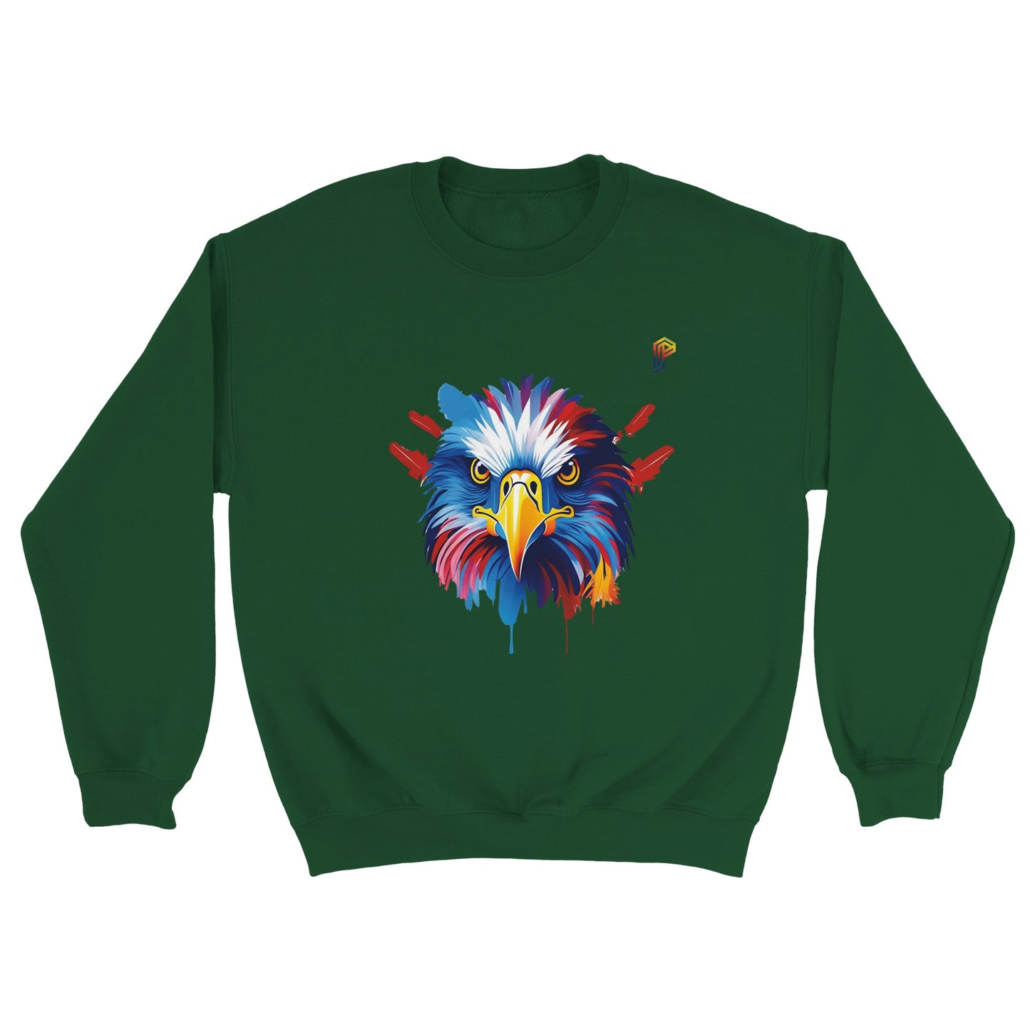 Philippine Agila Colorful on Men's Crewneck Sweatshirt