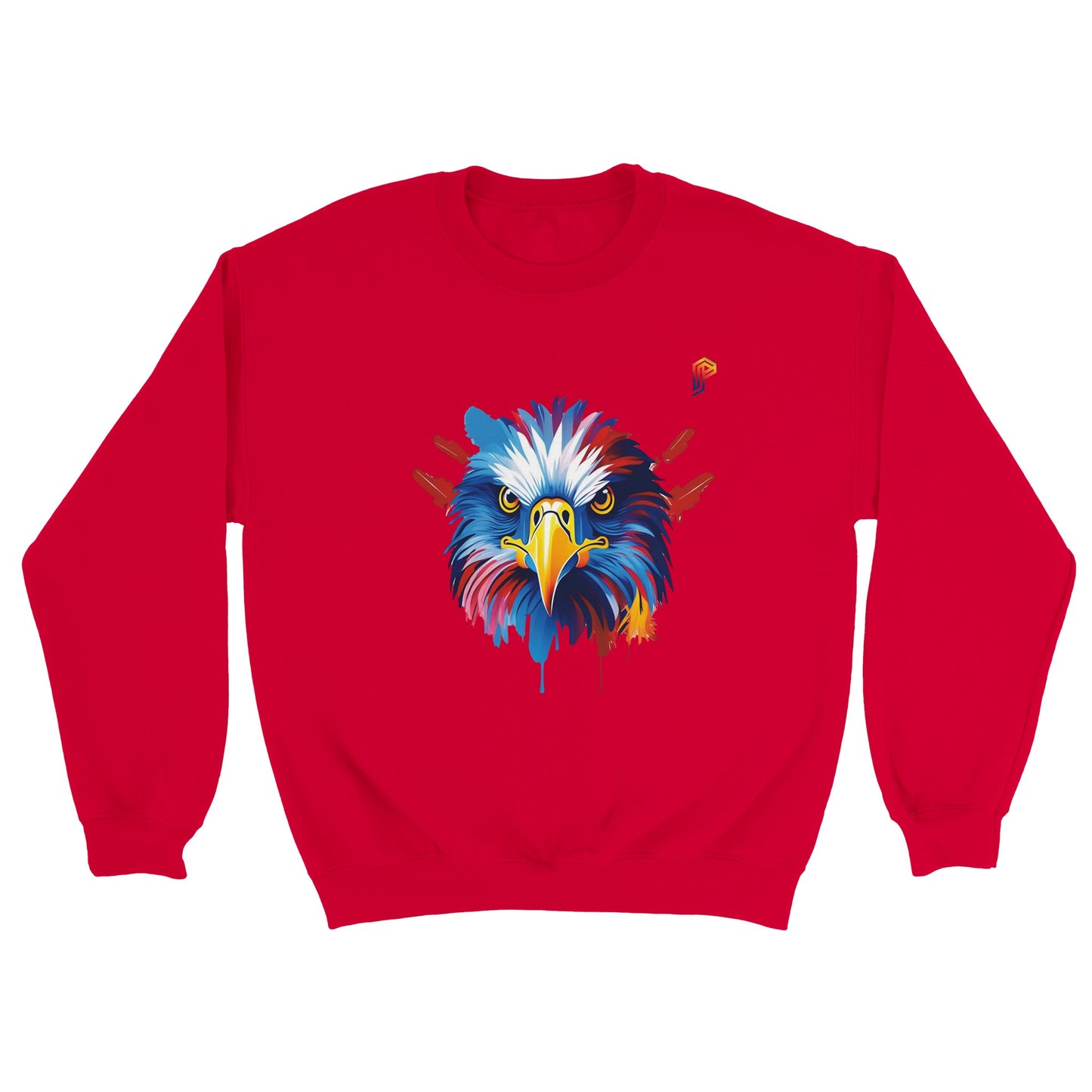 Philippine Agila Colorful on Men's Crewneck Sweatshirt