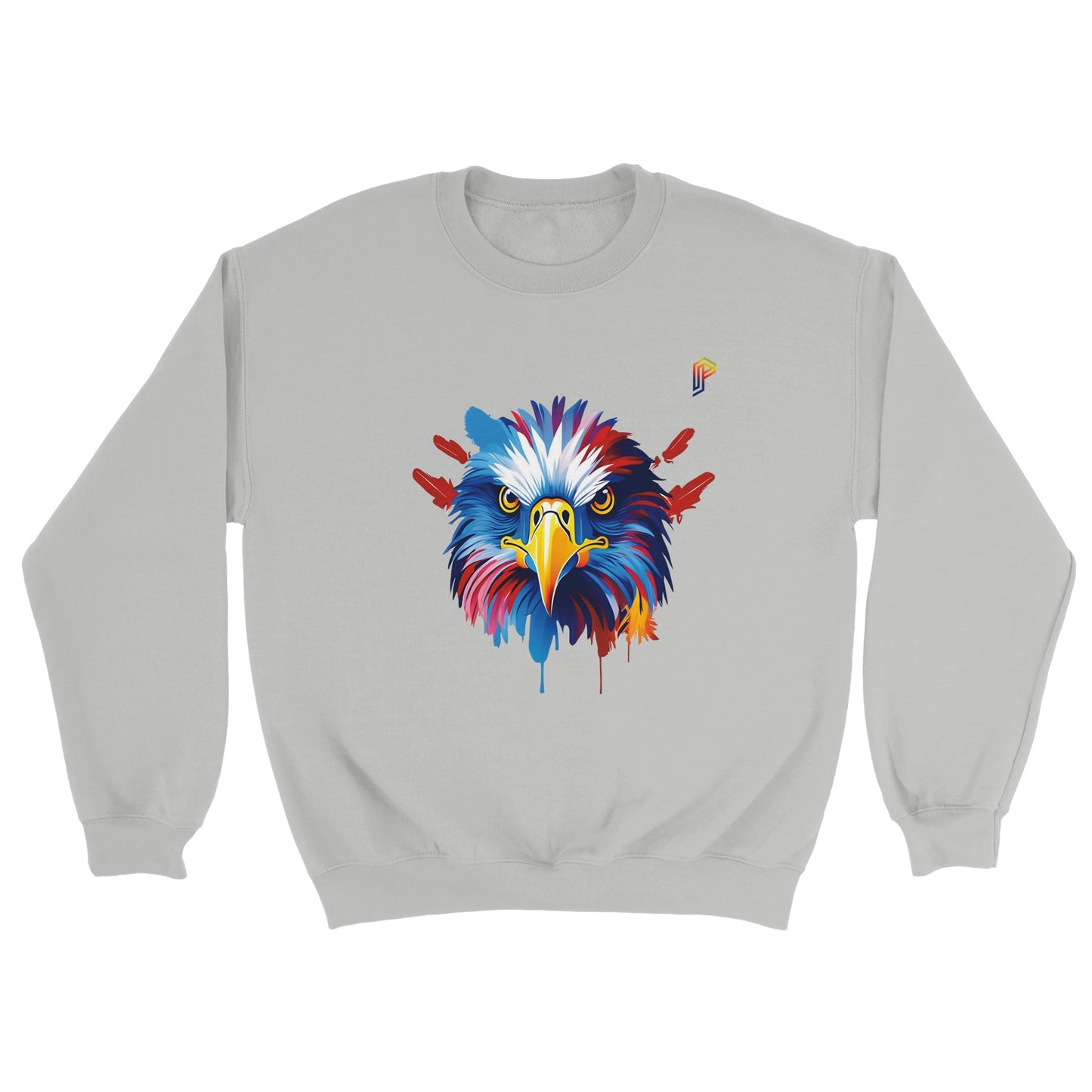 Philippine Agila Colorful on Men's Crewneck Sweatshirt