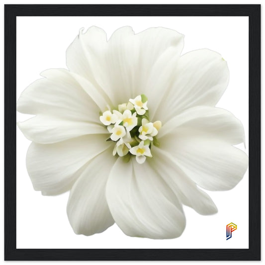 Philippine Sampaguita on Premium Matte Paper Wooden Framed Poster